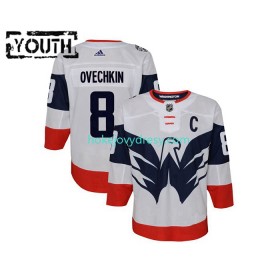 Dětské Hokejový Dres Washington Capitals Alexander Ovechkin 8 Adidas 2023 NHL Stadium Series Bílý Authentic